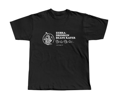 Zebradrinken-T-shirt.